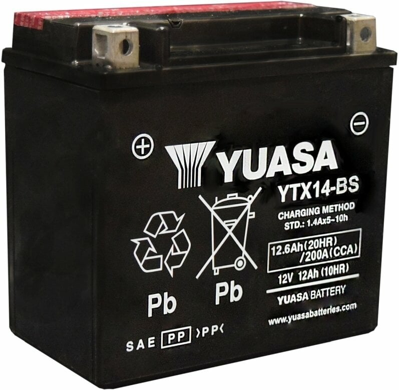 Moto nabíječka/ Baterie Yuasa YTX14-BS