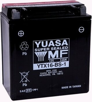 Motorradbatterie Yuasa YTX16-BS-1 - 1