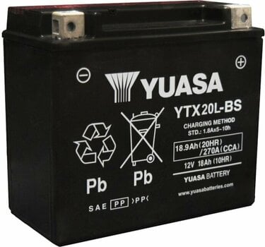 Moto nabíječka/ Baterie Yuasa YTX20L-BS - 1