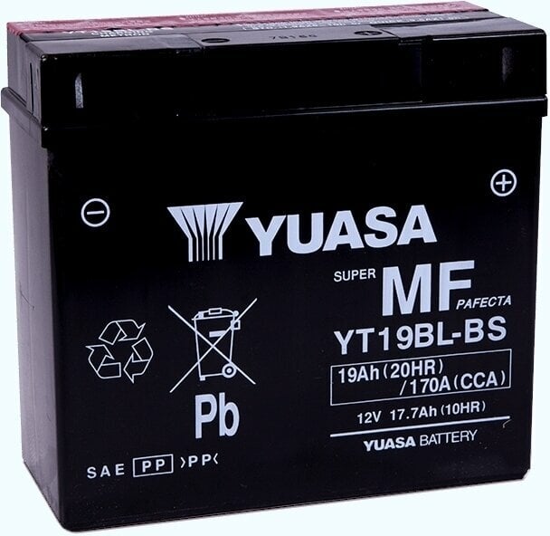 Motorrad batterieladegerät / Batterie Yuasa YT19BL-BS