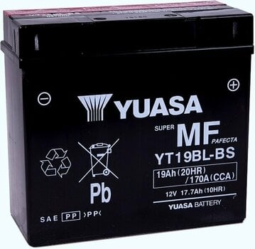 Motorrad batterieladegerät / Batterie Yuasa YT19BL-BS - 1