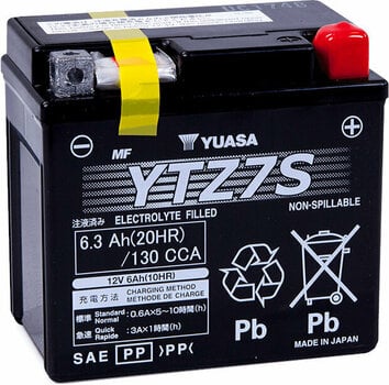 Motorcycle Battery Yuasa YTZ7S - 1