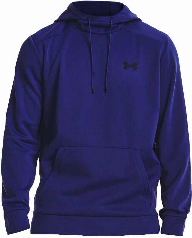 Fitness-sweatshirt Under Armour Men's Armour Fleece Hoodie Sonar Blue/Black L Fitness-sweatshirt