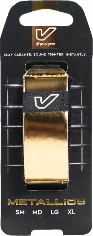 Amortizor de corzi Gruv Gear FretWraps Metals Gold M