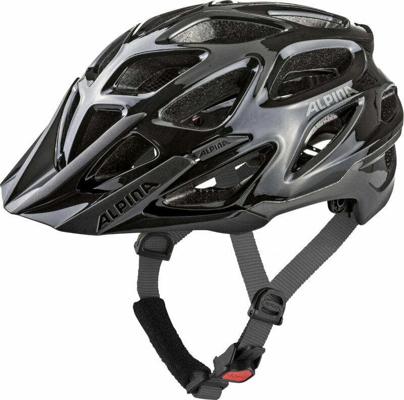 Cyklistická helma Alpina Thunder 3.0 Black/Anthracite Gloss 57-62 Cyklistická helma