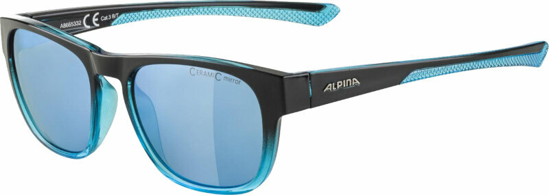 Livsstil briller Alpina Lino II Black/Blue Transparent/Blue Livsstil briller