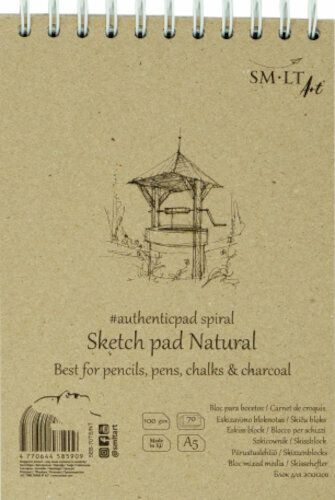 Livro de desenho Smiltainis Sketch Pad A5 100 g