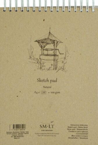 Carnete de Schițe Smiltainis Sketch Pad A4 100 g
