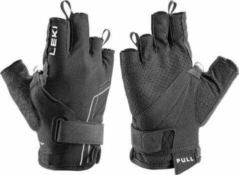 Handschuhe Leki Nordic Breeze Shark Short Black/White 6 Handschuhe - 1