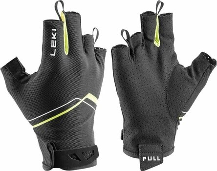 Gloves Leki Multi Breeze Short Black/Yellow/White 7 Gloves - 1