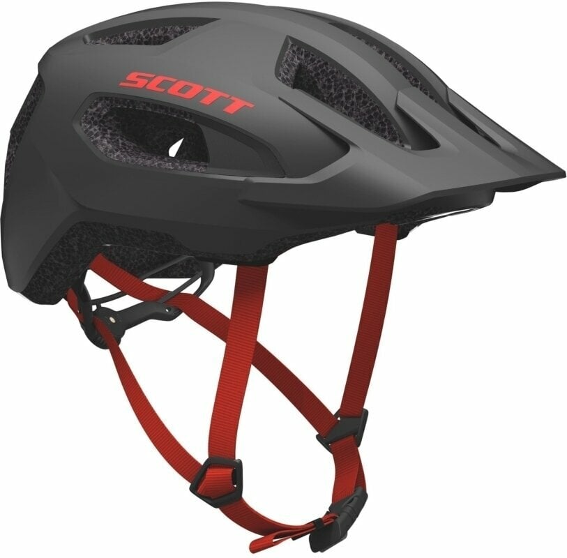 Prilba na bicykel Scott Supra (CE) Helmet Dark Grey/Red UNI (54-61 cm) Prilba na bicykel