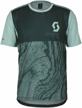 Maillot de cyclisme Scott Trail Vertic S/SL Men's Shirt Aruba Green/Mineral Green S - 1