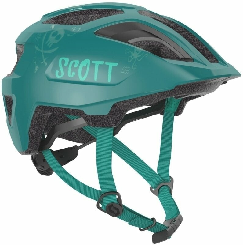 Dětská cyklistická helma Scott Kid Spunto Happy Green 46-52 Dětská cyklistická helma