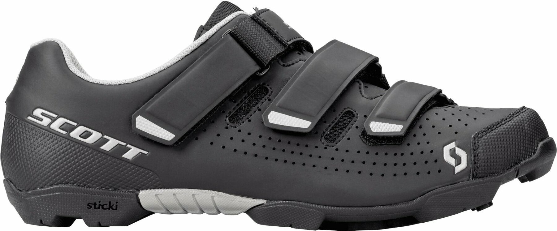 Pantofi de ciclism pentru bărbați Scott MTB Comp RS Black/Silver 42 Pantofi de ciclism pentru bărbați