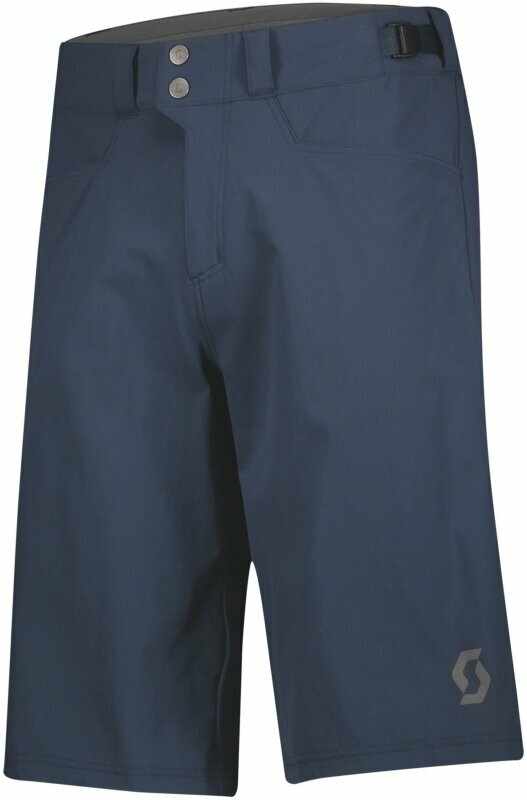 Biciklističke hlače i kratke hlače Scott Trail Flow w/pad Midnight Blue 2XL Biciklističke hlače i kratke hlače