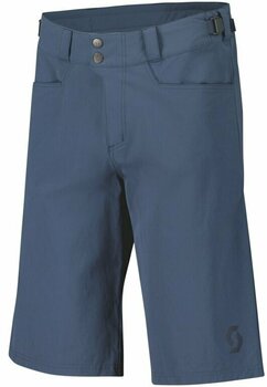 Pantaloncini e pantaloni da ciclismo Scott Trail Flow w/pad Metal Blue XL Pantaloncini e pantaloni da ciclismo - 1