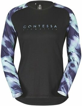 Велосипедна тениска Scott Trail Contessa Signature L/SL Women's Shirt Джърси Black XS - 1