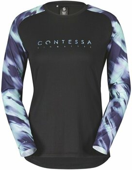 Велосипедна тениска Scott Trail Contessa Signature L/SL Women's Shirt Джърси Black L - 1