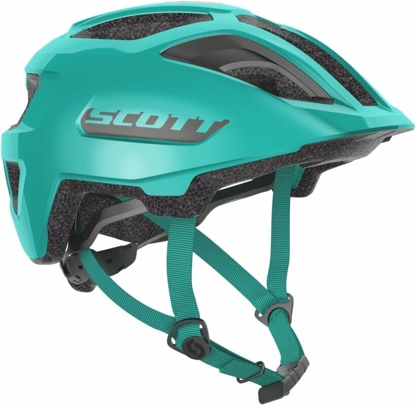 Dětská cyklistická helma Scott Jr Spunto Plus Soft Teal Green 50-56 Dětská cyklistická helma