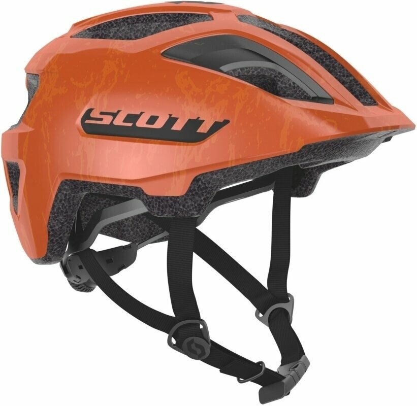 Kid Bike Helmet Scott Jr Spunto Plus Ocher Orange 50-56 Kid Bike Helmet