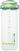 Garrafa de água Hydrapak Recon 750 ml Clear/Evergreen/Lime Garrafa de água