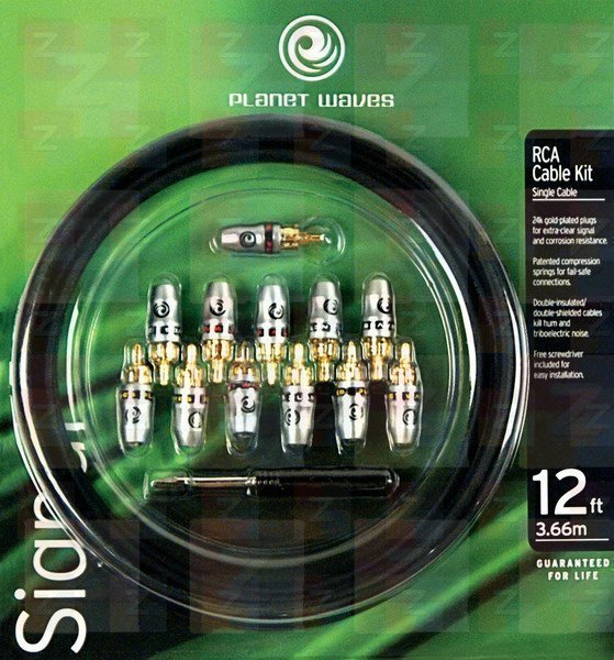 Аудио кабел D'Addario Planet Waves PW RCADK 12 Audio Cable-Lifetime Warranty