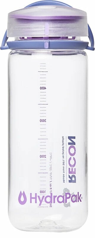 Waterfles Hydrapak Recon 500 ml Clear/Iris/Violet Waterfles