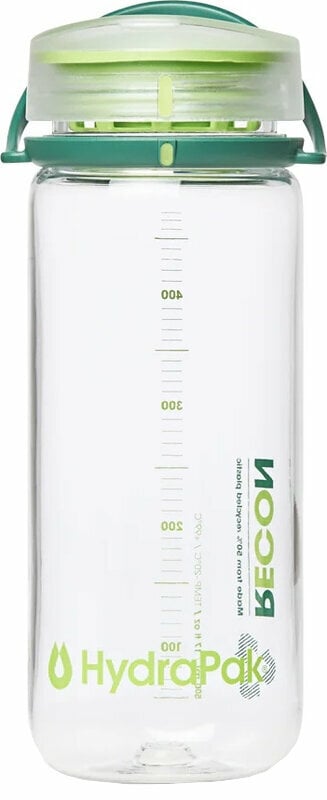 Botella de agua Hydrapak Recon 500 ml Clear/Evergreen/Lime Botella de agua