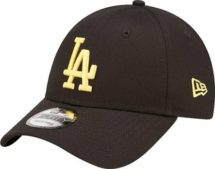 Kasket Los Angeles Dodgers 9Forty MLB League Essential Black/Yellow UNI Kasket - 1
