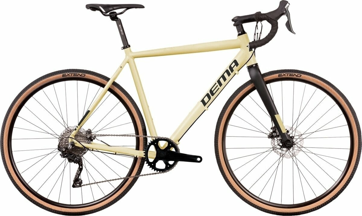 Gravel / Cyclocross kerékpár DEMA Gritch 3 L-TWOO 10-Speed 1x10 Yellow/Dark Gray M L-Twoo 2023