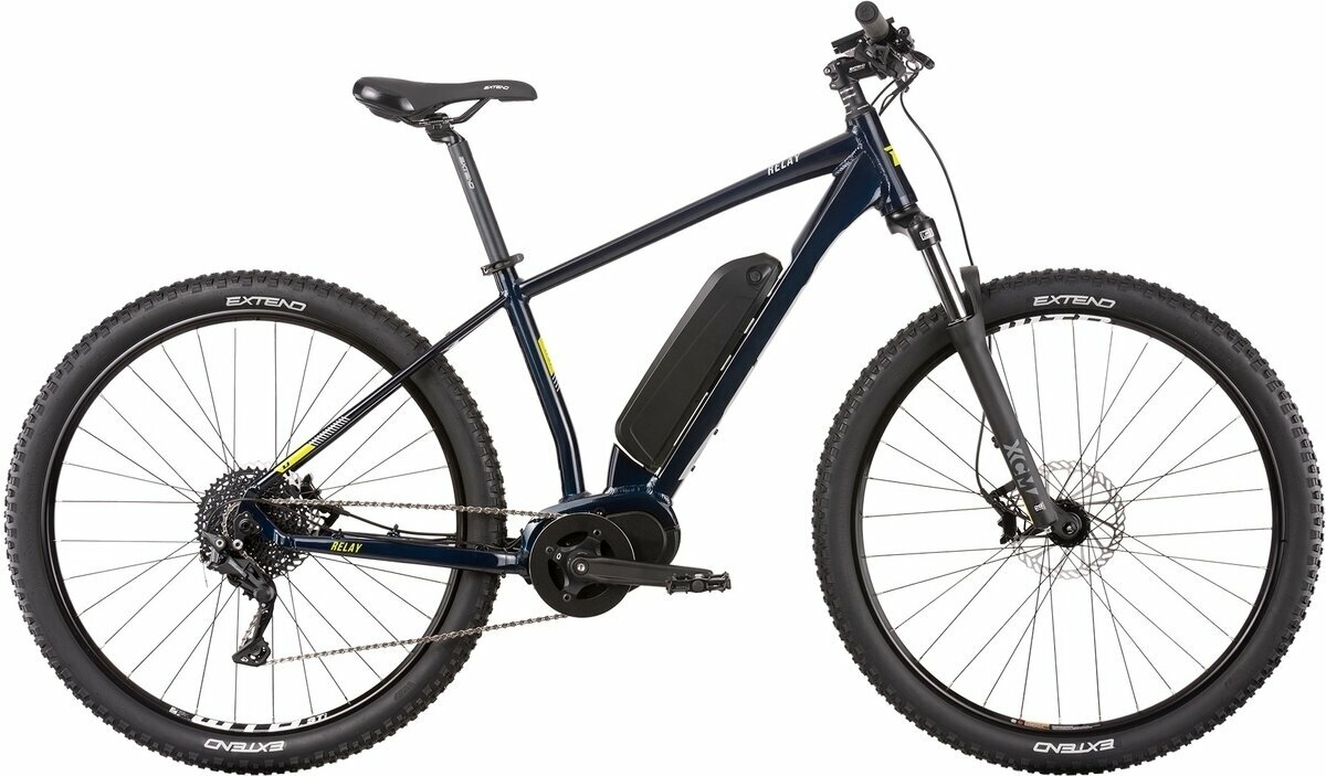Planinski električni bicikl DEMA Relay Shimano Deore RD-M4120-SGS 1x10 Metal Blue/Silver L