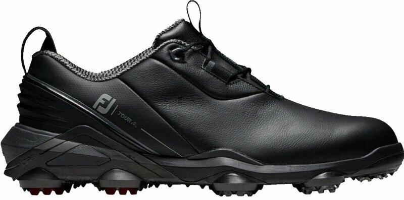 Pánske golfové topánky Footjoy Tour Alpha Black/Charcoal/Red 40,5 Pánske golfové topánky