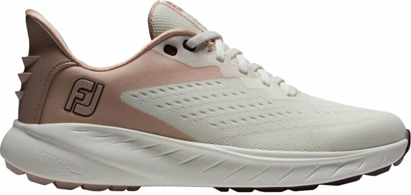 Calçado de golfe para mulher Footjoy Flex XP Beige/Peach/Blue 40,5 Calçado de golfe para mulher