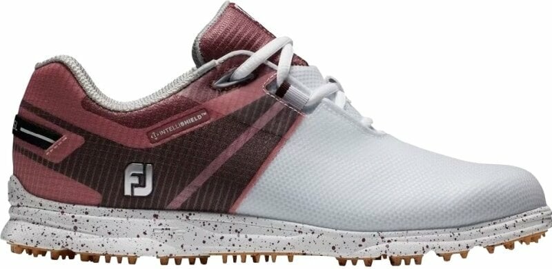 Dámske golfové topánky Footjoy Pro SL Sport White/Black/Burgundy 36,5 Dámske golfové topánky