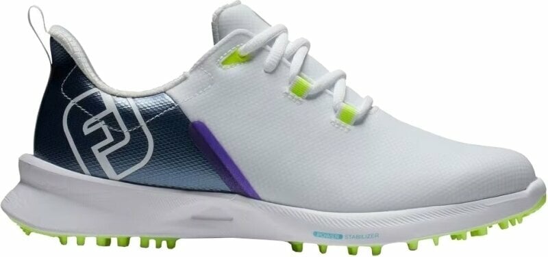Dámske golfové topánky Footjoy FJ Fuel Sport Womens Golf Shoes White/Pink/Blue 38,5 Dámske golfové topánky