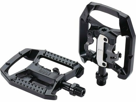 Clipless Pedals BBB DualChoice Black Clip-In Pedals - 1