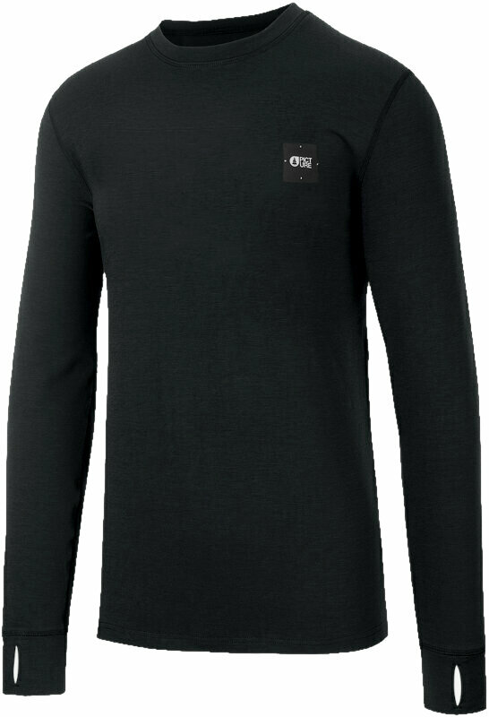 Ski T-shirt /hættetrøje Picture Nangha Top Black M T-shirt