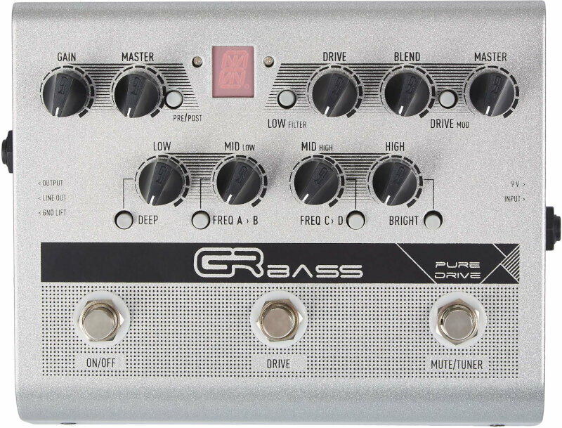 Bassguitar Effects Pedal GR Bass Pure Drive