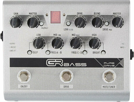 Bassguitar Effects Pedal GR Bass Pure Drive - 1