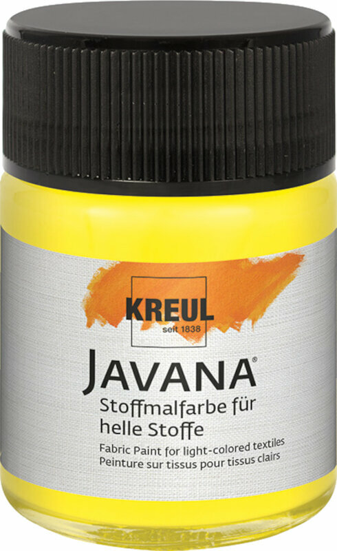 Βαφή για Ύφασμα Kreul Javana Textile Paint 50 ml Lemon