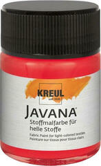Barva za tekstil Kreul Javana Barva za tkanine Light Red 50 ml 1 kos