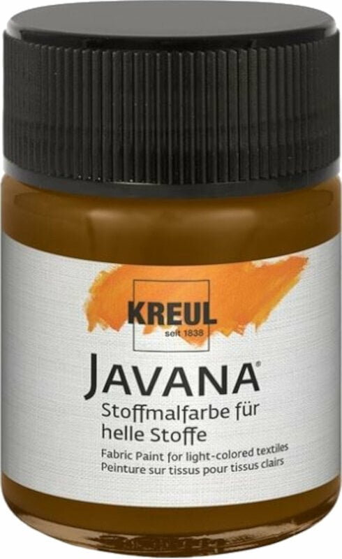 Βαφή για Ύφασμα Kreul Javana Textile Paint 50 ml Dark Brown
