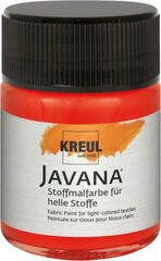 Barva za tekstil Kreul Javana Light Barva za tkanine Red 50 ml 1 kos