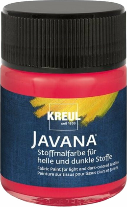 Βαφή για Ύφασμα Kreul Javana Textile Paint 50 ml Κερασιά