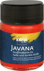 Farba do tkanin Kreul Javana Farba do tkanin Red 50 ml 1 szt.