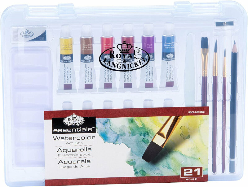 Watercolour Paint Royal & Langnickel Set of Watercolour Paints 12 x 12 ml