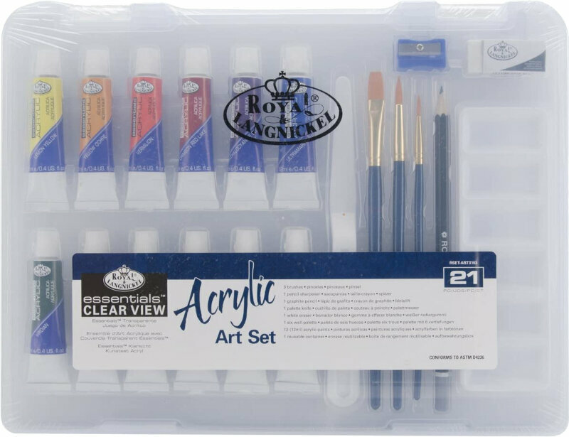 Acrylic Paint Royal & Langnickel RSET-ART3103 Set of Acrylic Paints 12 x 12 ml