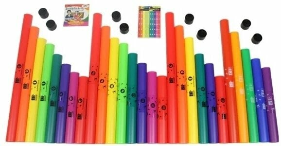 Kids Percussion Boomwhackers 27 Tube Classroom Pack