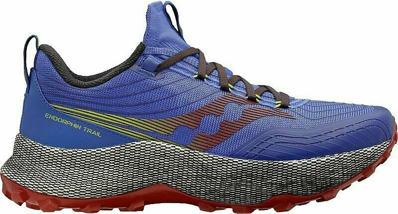 Zapatillas de trail running Saucony Endorphin Trail Mens Shoes Blue Raz/Spice 44 Zapatillas de trail running