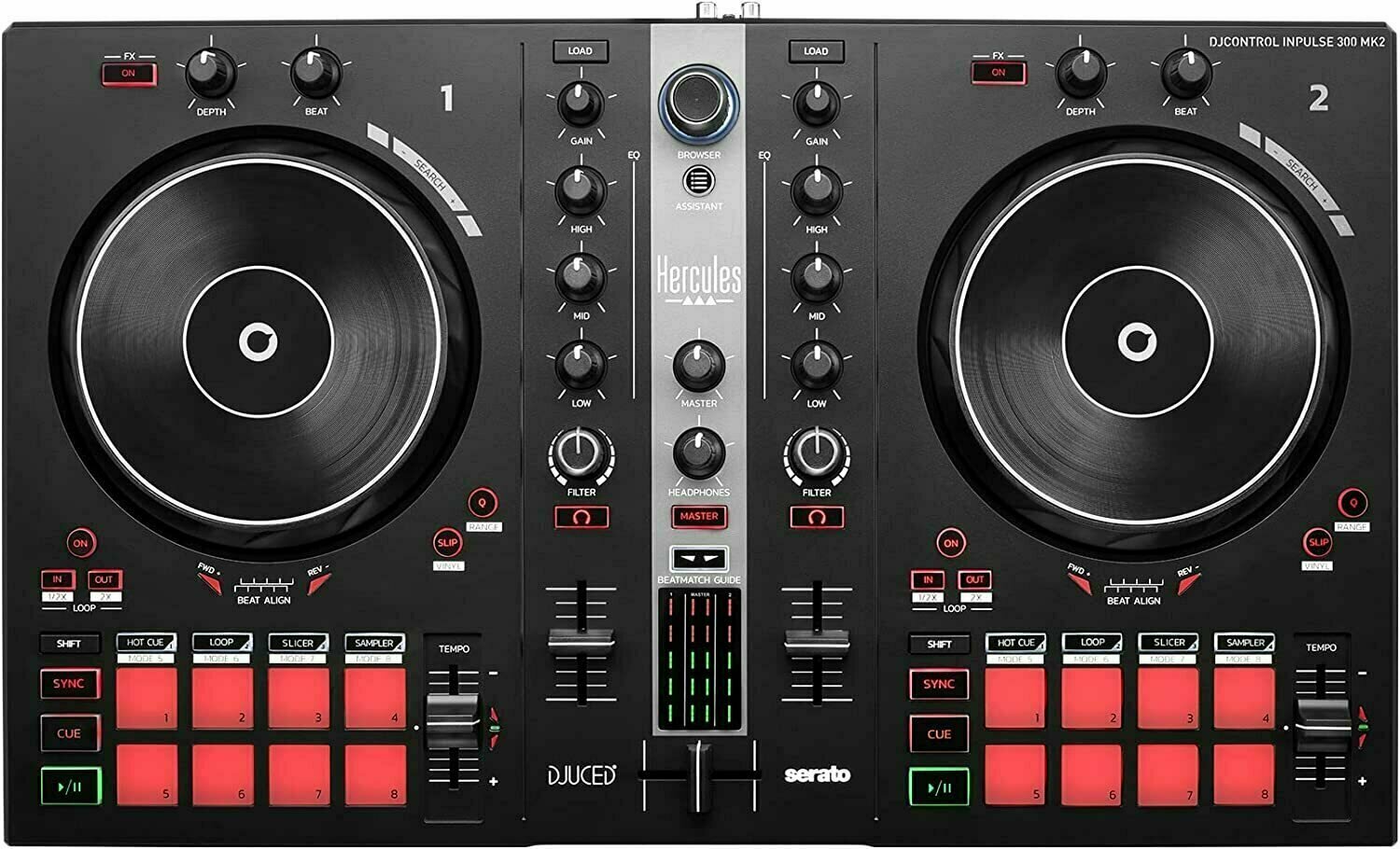 DJ kontroler Hercules DJ DJControl Inpulse 300 MK2 DJ kontroler